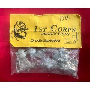 1st Corps Pewter Miniatures Bag PWS 17 – North America – Vintage Sealed